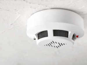 Residential smoke detector installation