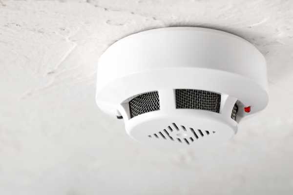 Residential smoke detector installation